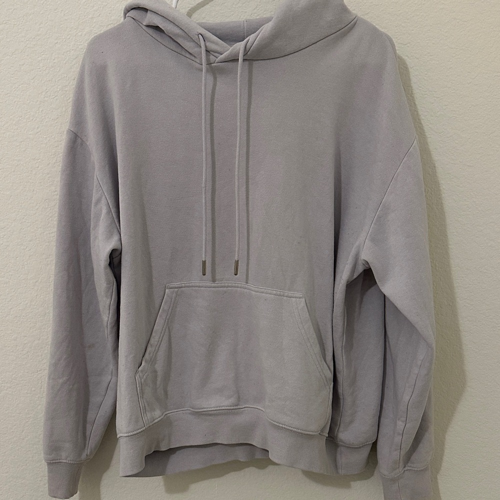 Gray Hoodie with Front Pocket